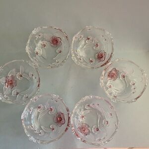 Set of 6 candy/nuts dishes